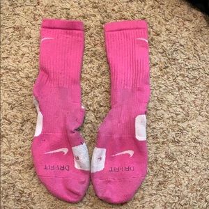 elite socks pink